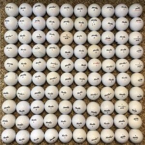 1 Dozen (ie, 12) Near Mint 5A/4A Maxfli Noodle Used Golf Balls Assorted Models